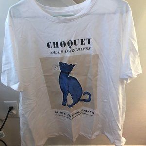 Adorable French Cat Tshirt